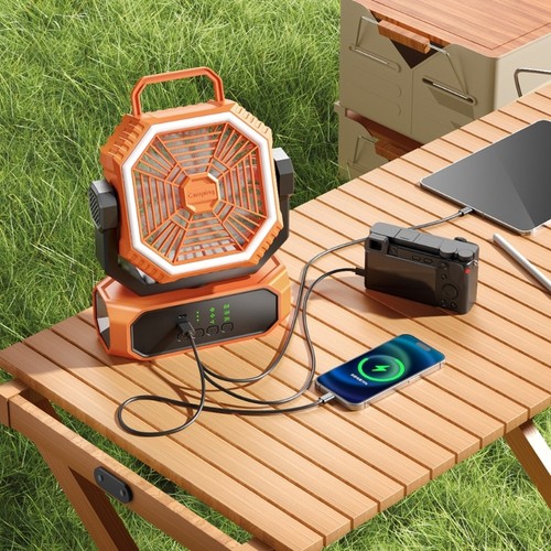 Battery operated camping fan - operated,