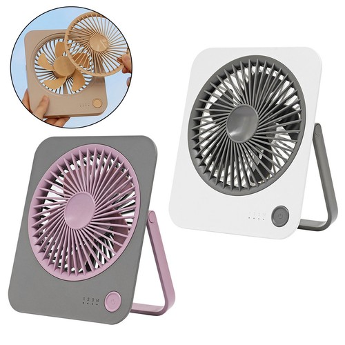 Battery operated desk fan with - operated,